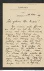 Nachlass Franz Steindachner, Brief von August Müller an Franz Steindachner (19.11.1889), Inv.Nr. 356.03, Seite 1